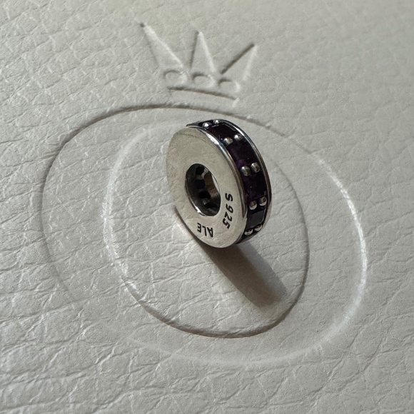 Genuine retired Pandora purple spacer - Picture 1 of 7